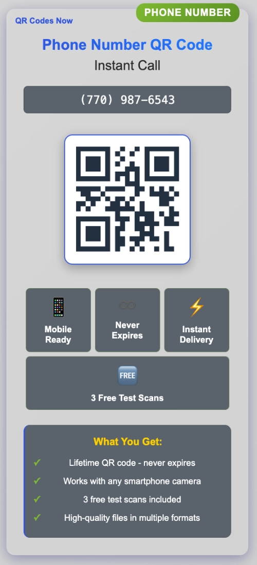 QR CODE PHONE